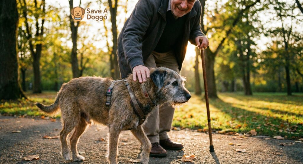senior dog adoption companionship Senior rescue dog companionship after adoption