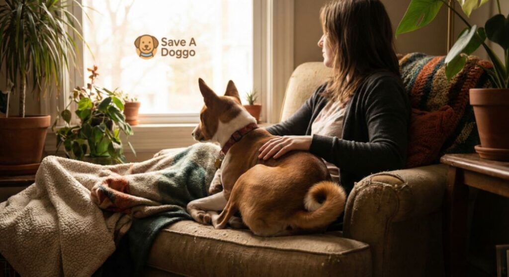 signs of dog anxiety after adoption